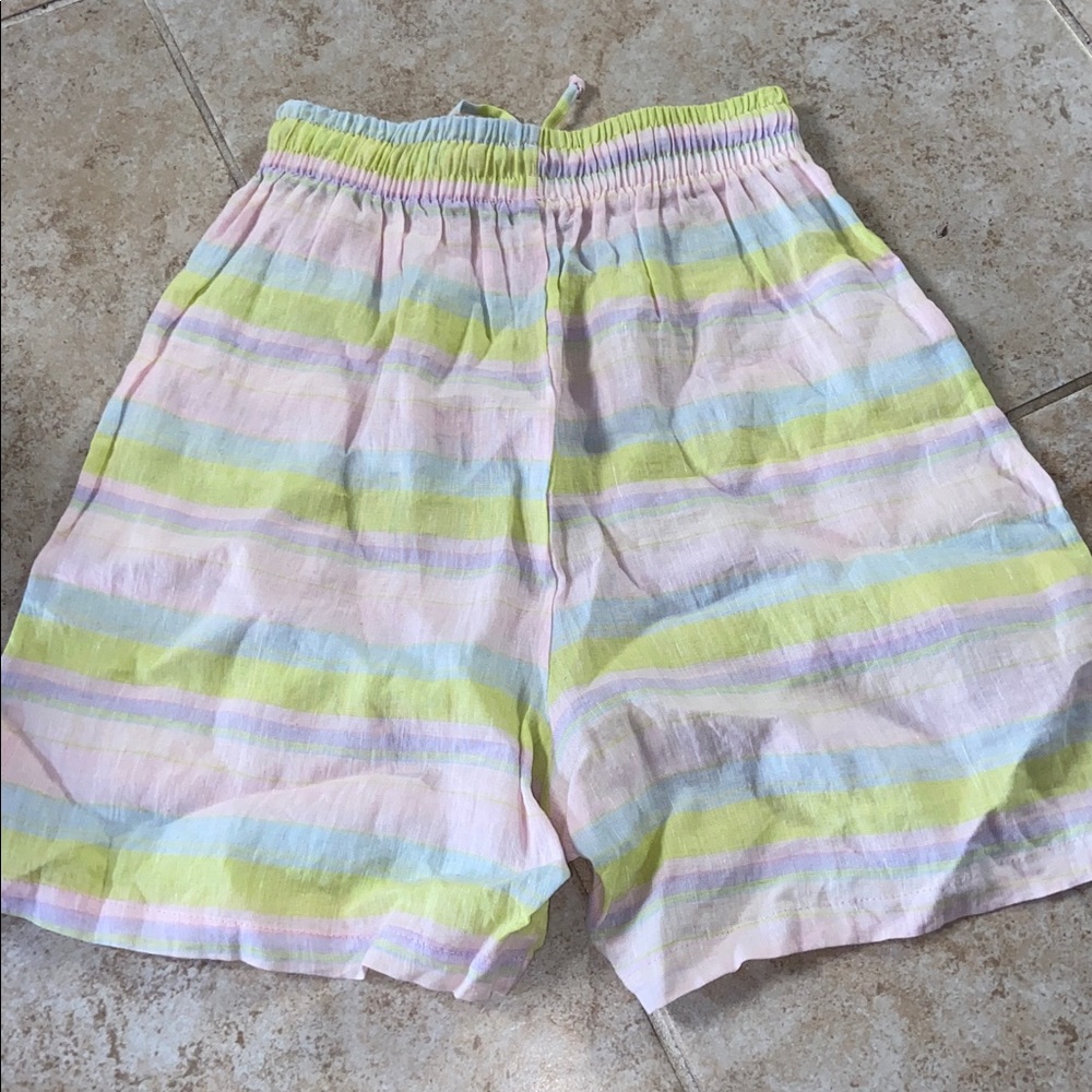 Frankies Bikinis size S Lou Striped High Waist Shorts - Picture 6 of 6